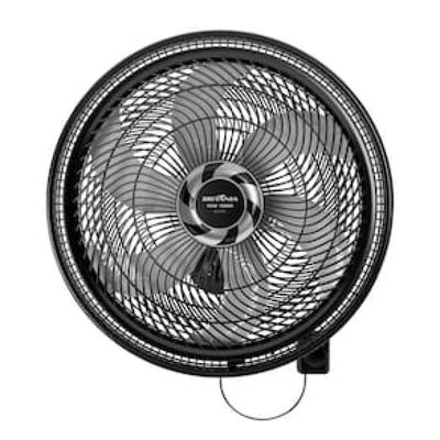 Ventilador de Parede Britânia BVT575 Maxx Force 47cm com 3 Velocidades, 6 Pás e 176W - Preto Preto / 110