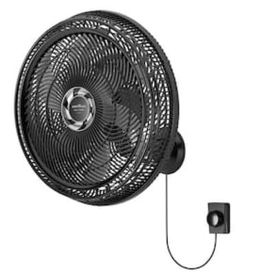 Ventilador de Parede Britânia BVT575 Maxx Force 47cm com 3 Velocidades, 6 Pás e 176W - Preto Preto / 110