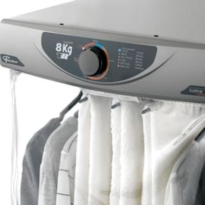 Secadora de Parede Fischer 8 kg Super Ciclo com Timer Contínuo – Silver Prata / 220
