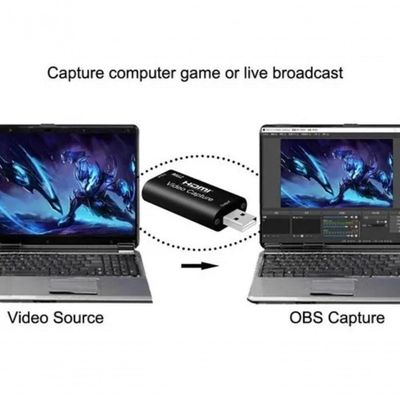 Placa De Captura Hdmi Usb 2.0 4k 1080p Streaming Gamer Live