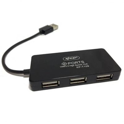 Mini Hub Leitor 4 Portas Usb 2.0 De Uso Simultâneo Knup Kp-t109