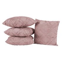 Kit 04 Almofadas Cheias Aveline 45cm X 45cm Rose
