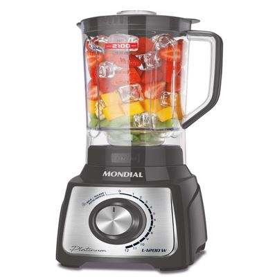 Liquidificador Mondial Turbo Platinum L-1200-PI 220V