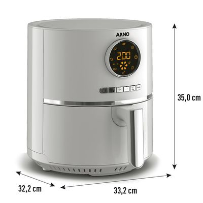 Fritadeira Air Fryer 4,2L UFRY Arno Grafite 127V