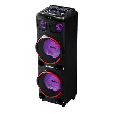 Caixa de Som Acústica Paredão 2300W Bomber Preta