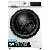 Lava E Seca 13kg Hisense Branca Com 13 Programas De Lavagem Steam Wi-fi WD3S13 Branco 110V