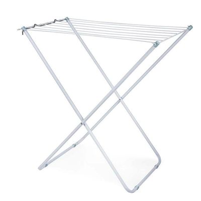 Varal De Chão Dobrável 830 X 500 X 800mm Na Cor Branco