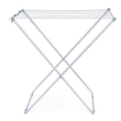 Varal De Chão Dobrável 830 X 500 X 800mm Na Cor Branco