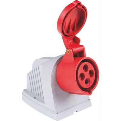 Tomada De Sobrepor Industrial 3p+t 32 A 380-415 Vca 6 H - Tramontina