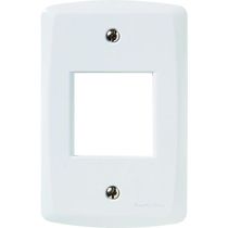 Placa Horizontal Lux² 2 Postos Juntos 4 X 2 Branca - Tramontina