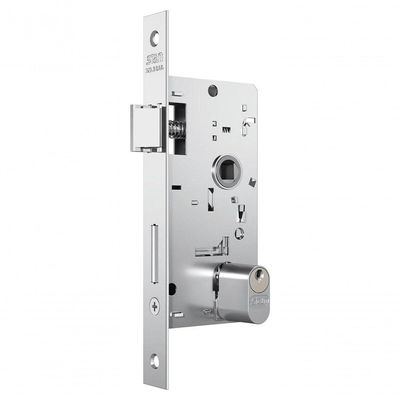 Fechadura Externa Fano 803-03 Com Espelho Inox - Stam