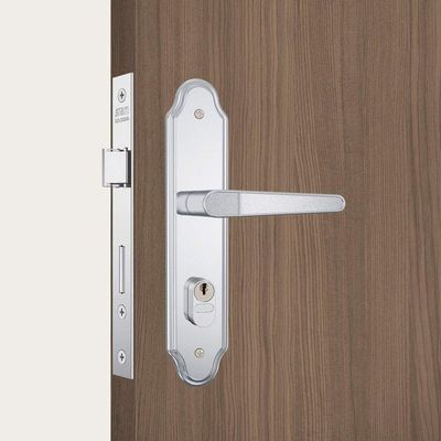 Fechadura Externa Fano 803-03 Com Espelho Inox - Stam