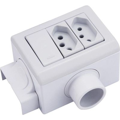 Caixa X Com Saídas Para Canaletas Ou Eletroduto Lizflex Multiuso - Tramontina