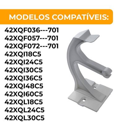 Suporte Aleta Horizontal Flap 18.000 A 60.000 Btus Springer Carrier 4 Unidades