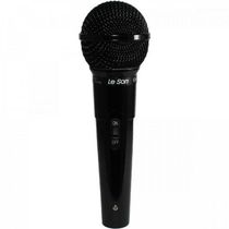 Microfone Dinamico Cardioide Mc200 Preto Leson