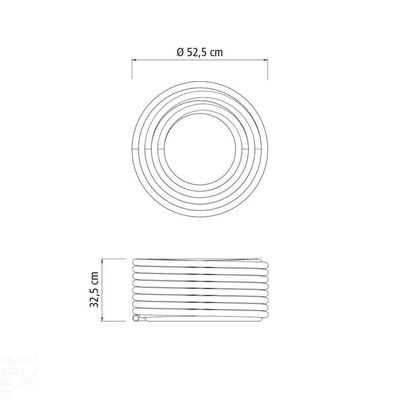 Mangueira Multi 3/4" Tramontina Laranja Em Pvc 3 Camadas 100 M Tramontina