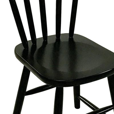 Conjunto com 2 Cadeiras Espanha II Preto
