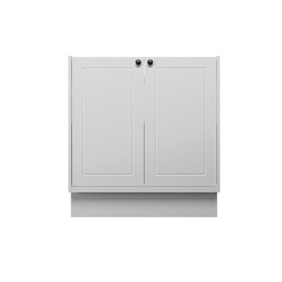 Balcão de Cozinha sem Tampo Évora 2 PT Branco Ártico 80 cm