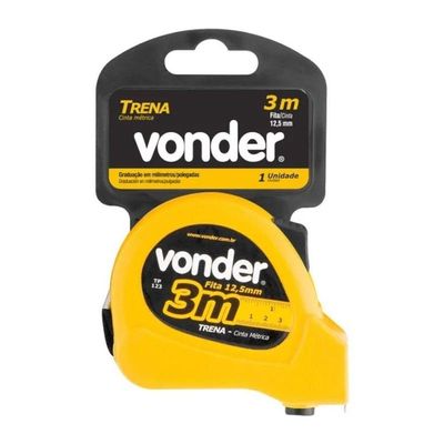 Trena Curta De Aco 3m X 12,5mm - Vonder