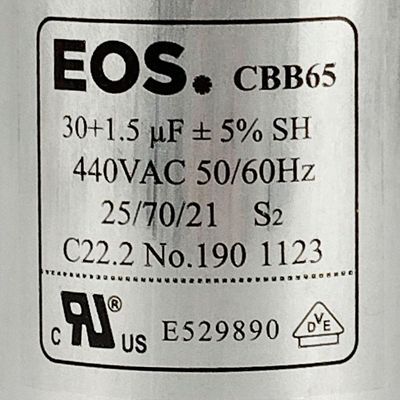 Capacitor 30 + 1.5 Uf 440v 3 Saídas