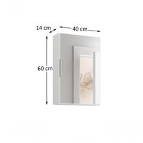 Espelheira Modular 60cm X 40cm Branco Inteiro