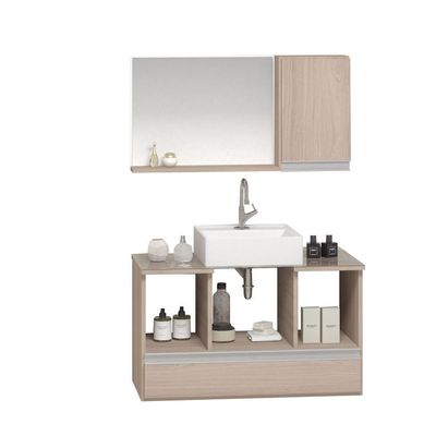 Conjunto Gabinete Venus 80cm Madeirado Inteiro