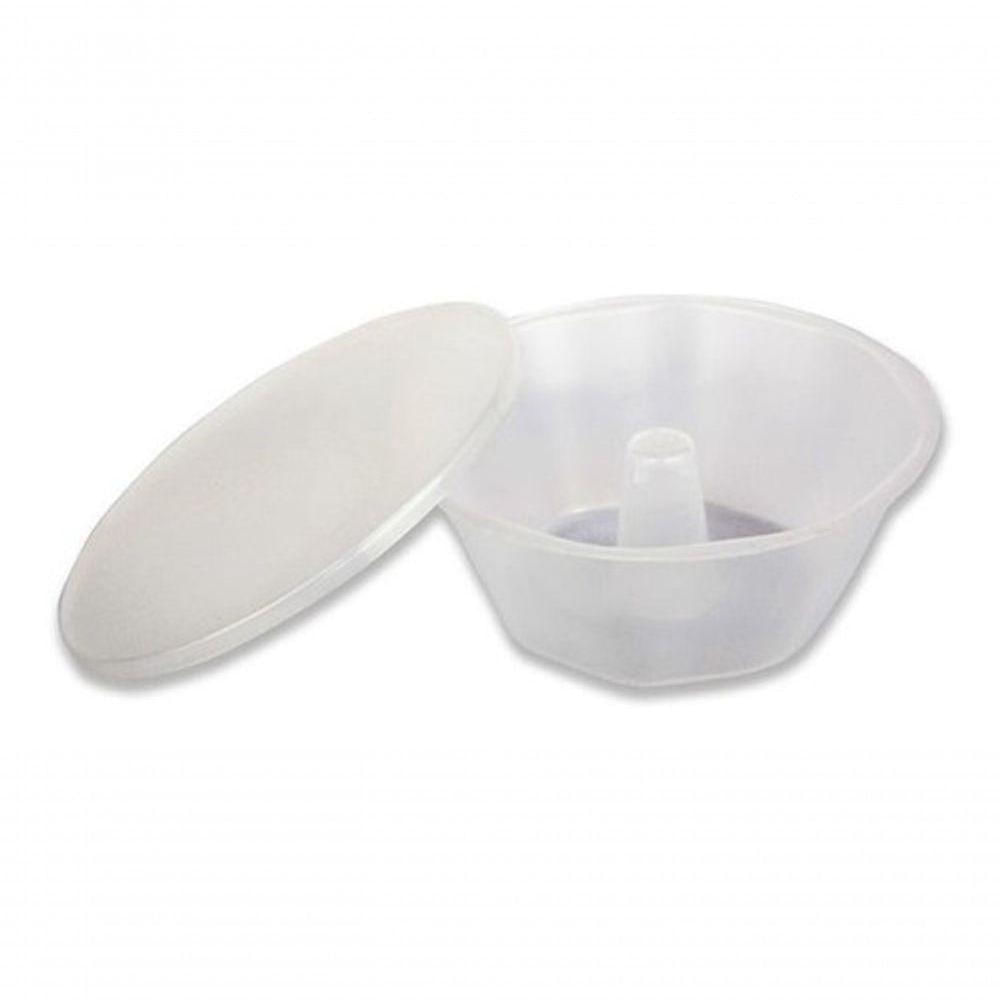 Forma Para Mini Pudim Descartável Com Tampa C-60 80 Ml