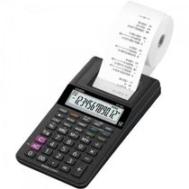 Mini Calculadora Com Bobina 12 Digitos Hr-8Rc-We-B-Dc Preta Casio