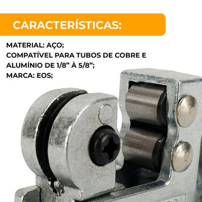 Mini Cortador De Cano De Cobre 1-8 A 5-8