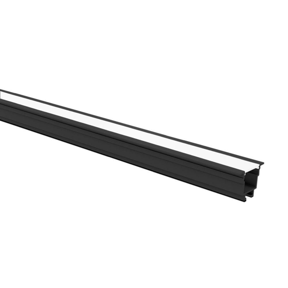 Perfil De Embutir Para Fita Led Taschibra Vertex 25 Com 1 Metro