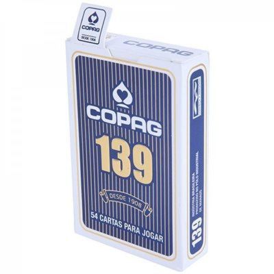 Baralho Copag 139 Naipe Tradicional Azul