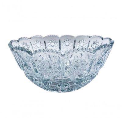 Tigela Centro De Mesa 24cm Vidro Fruteira Vaso
