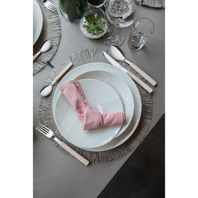Aparelho De Jantar Tramontina Grid Em Porcelana Decorada 20 Peças