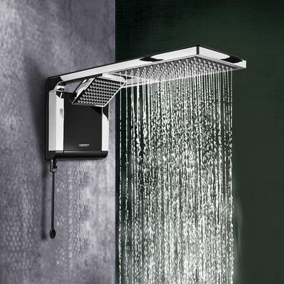 Chuveiro Lorenzetti Acqua Duo Flex 6800w Preto Com Cromado 220v