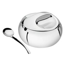 Kit Para Farinha E Açucar Tramontina Service Em Aço Inox 14 Cm 2 Peças