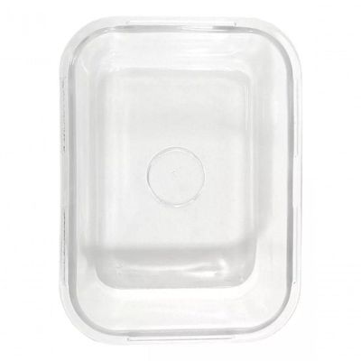 Pote De Vidro Retangular Hermetico Marmita 1500 Ml - Mimo