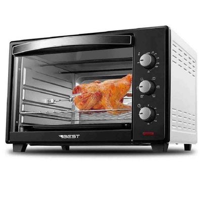 Forno De Bancada Elétrico Best Forno Plus 60L Preto/branco 220V