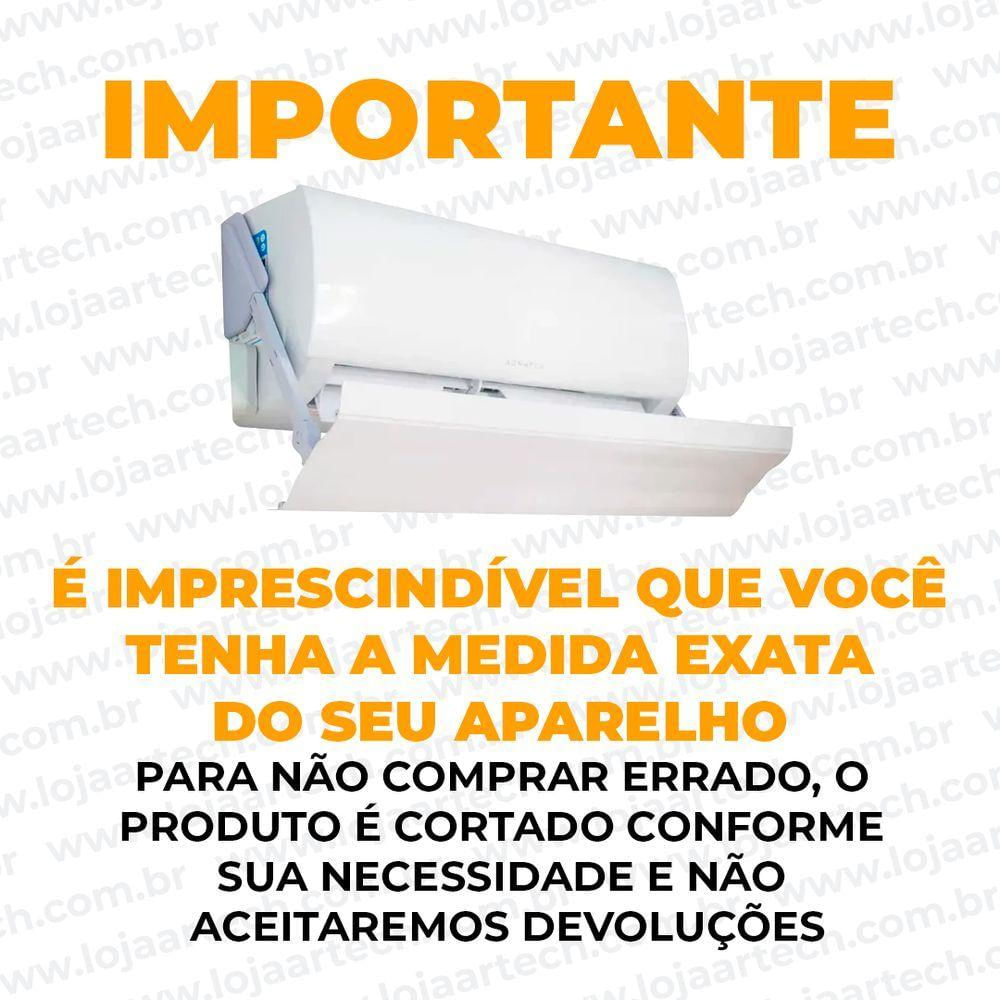 Defletor Ajustável Até 95cm Para Ar Condicionado Split