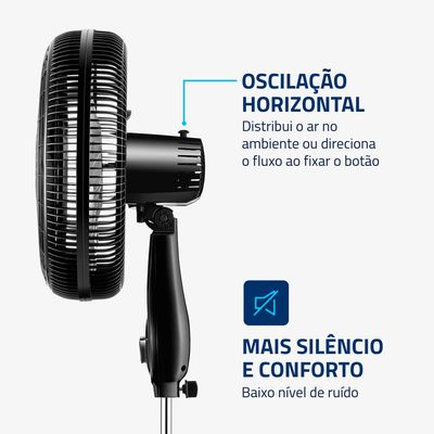NVT-40C-8P-B - Ventilador de Coluna 40cm Turbo 220V