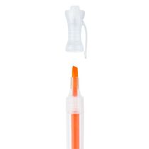 Marca Texto Fluorescente Transparente Brw Laranja