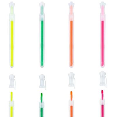 Marca Texto Fluorescente Transparente Brw Laranja