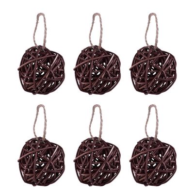 Kit Bola Rattan 6cm com 6 Unidades Cazza