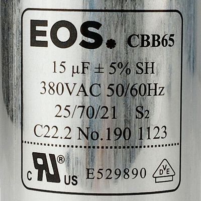 Capacitor 15 Uf 380v