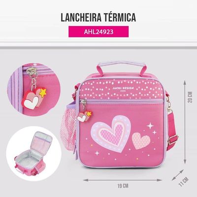 Lancheira Térmica 4180ml Jacki Design Piccolino Pink