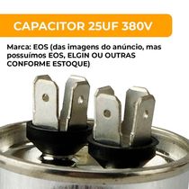 Capacitor 25 Uf 380v único