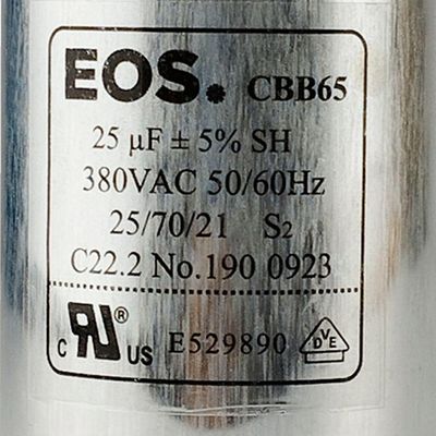Capacitor 25 Uf 380v único