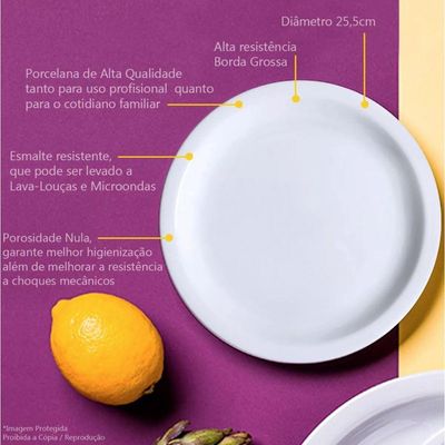 Aparelho De Jantar Porcelana Iguaçu Com Xícara 30 Pçs Germer