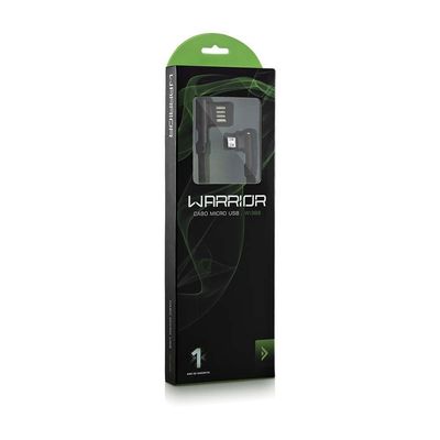 Cabo Micro USB Gamer Warrior para CEL 1,2M 90O WI388