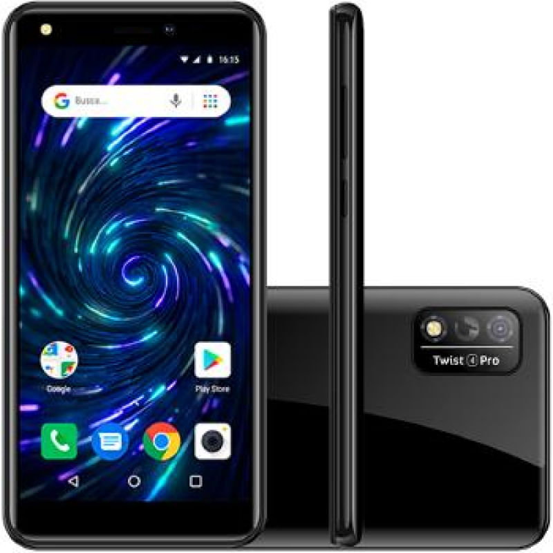 Celular Positivo TWIST 4 PRO S-518 Dual - 3901555 Preto Quadriband