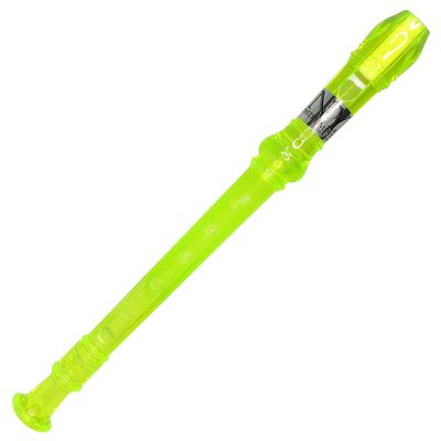 Kit 10 Flautas Doce Germânica Verde Translucida FL 20G G NY